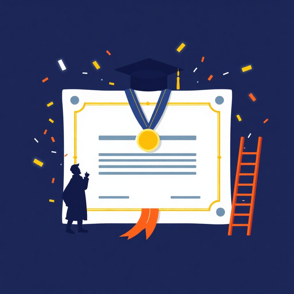 Verified certificate of course completion